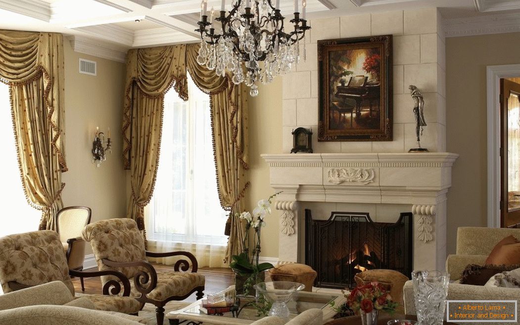 Interior em estilo clássico