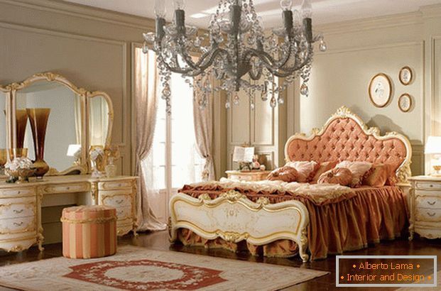 design de quarto em estilo clássico