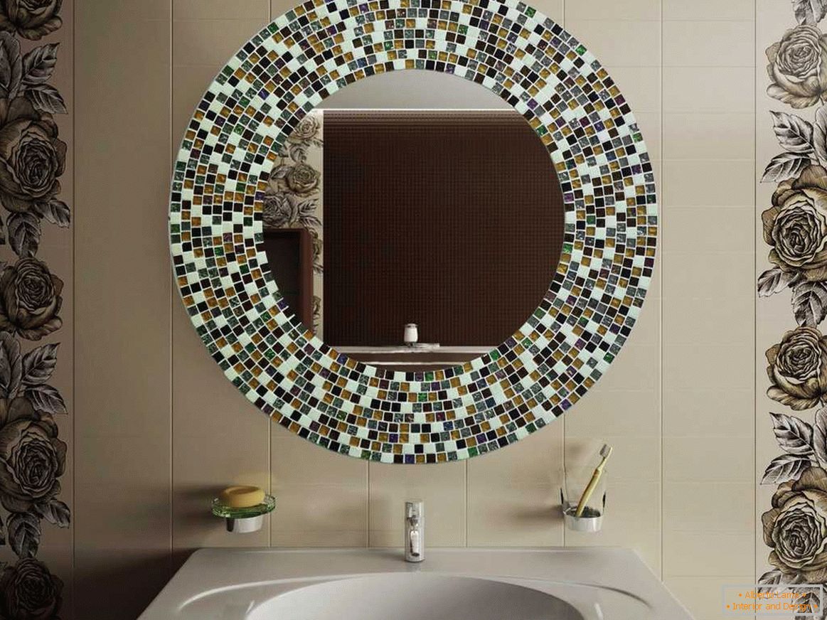 Decoração de um espelho в интерьере в стиле модерн