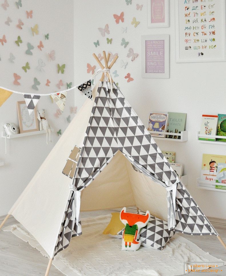 Nós fazemos wigwams para o quarto das crianças: recomendações e conselhos