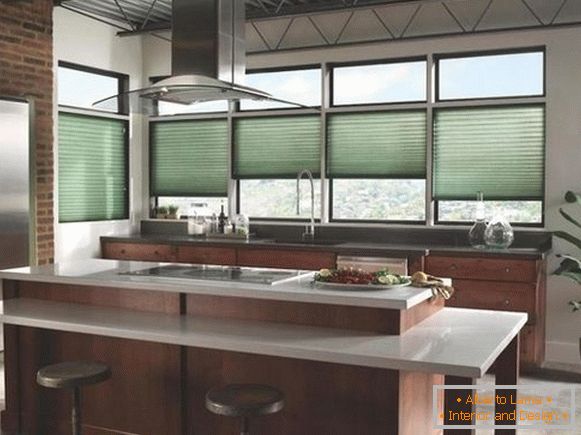 belas cortinas para a cozinha da novidade, foto 20