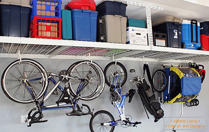 Método de armazenamento de bicicleta