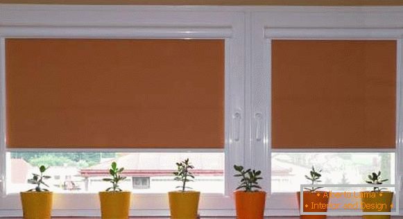 persianas enroláveis ​​para janelas de plástico, foto 28