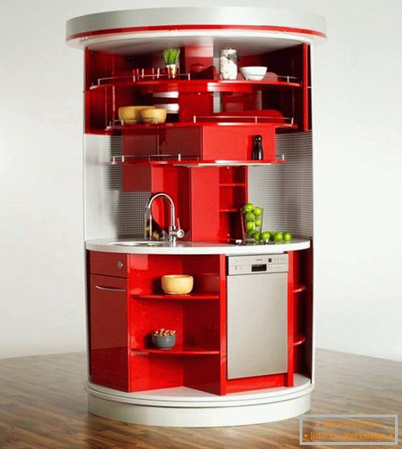 Armário de cozinha funcional da Compact Concepts