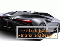 O conceito de um supercarro Lamborghini do designer Ondrej Jirec