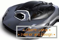 O conceito de um supercarro Lamborghini do designer Ondrej Jirec