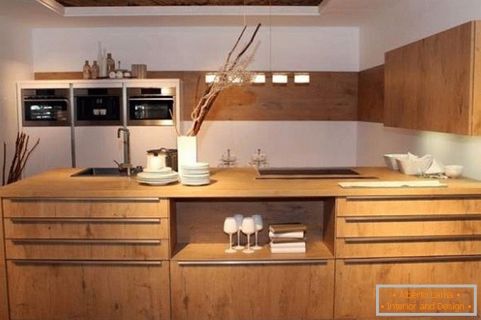 cozinha feita de madeira pelas próprias mãos, foto 1
