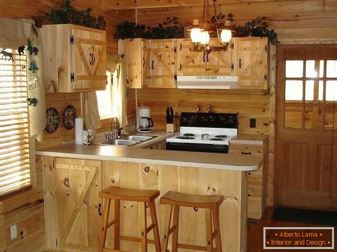 cozinha feita de madeira pelas próprias mãos, foto 19