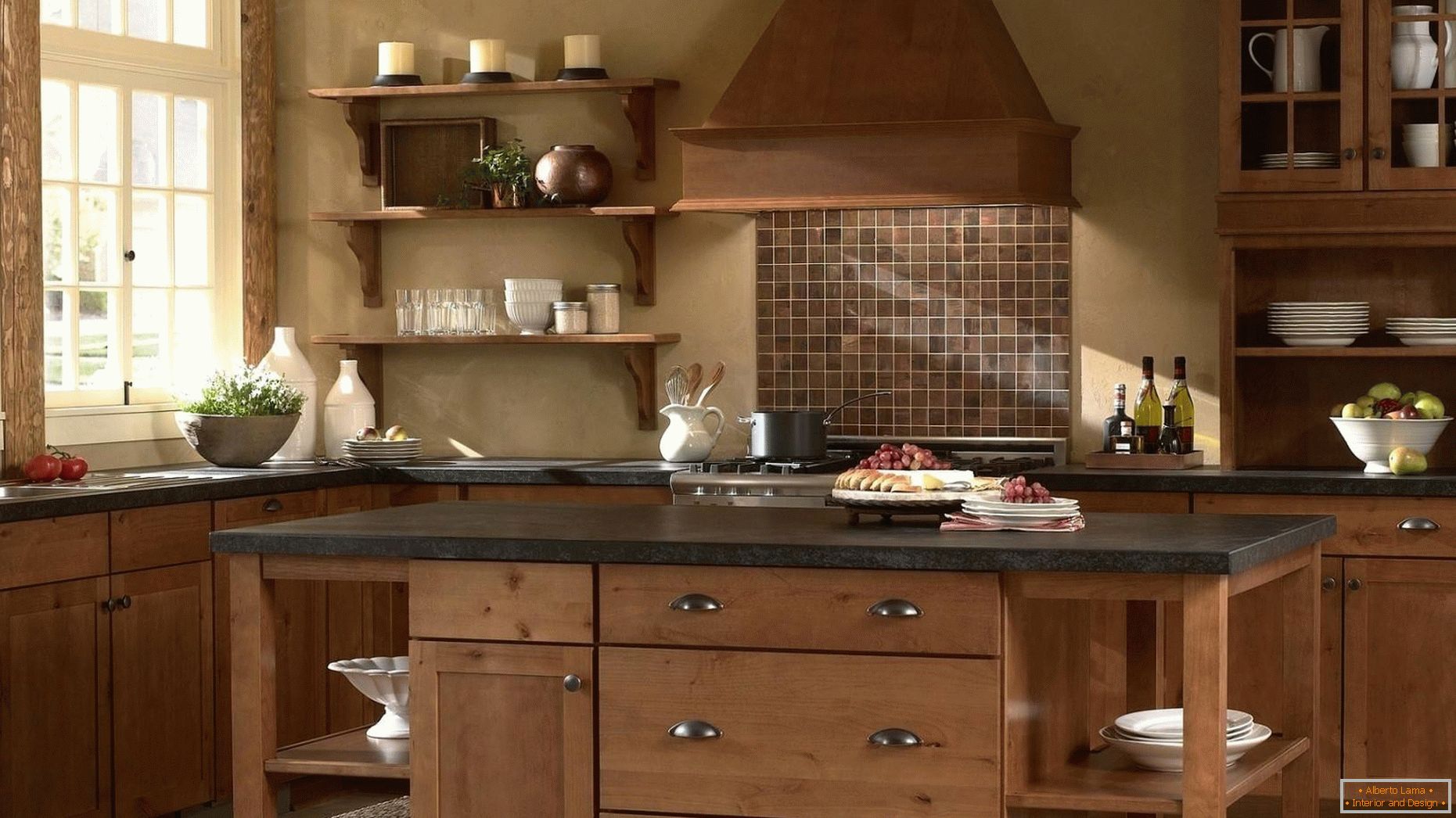Cozinhas feitas de madeira são clássicas!