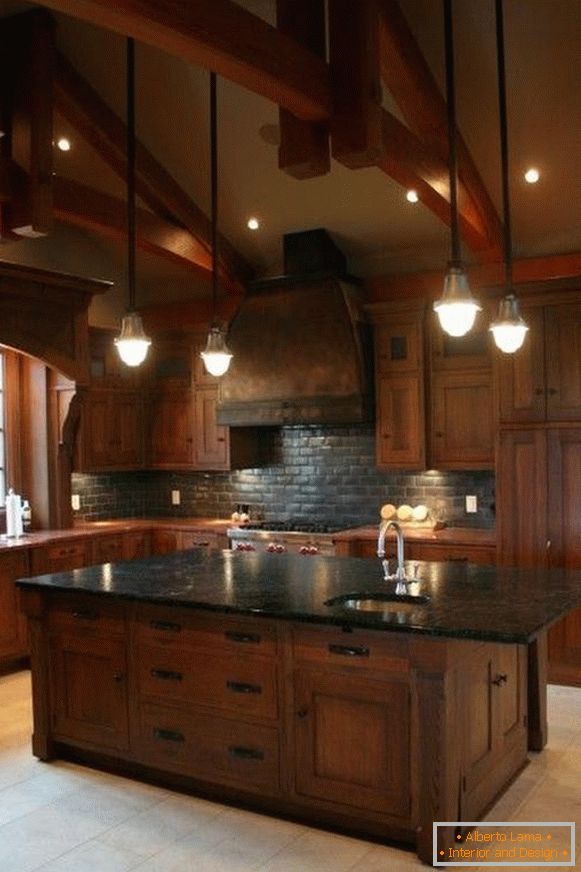 cozinha de madeira maciça, foto 1