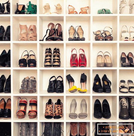 Organizador para armazenar sapatos