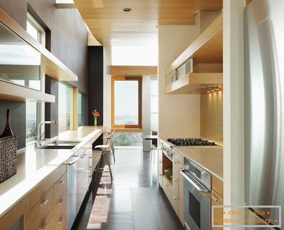 Cozinhas de design Galley Kitchen