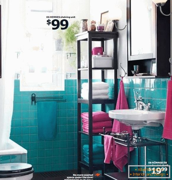 IKEA 2015 mobiliário para uma pequena casa de banho