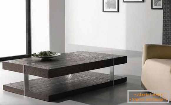 Mesas em estilo moderno e minimalista