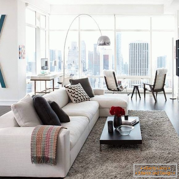 Novo no interior e design 2016 - foto da sala de estar em estilo urbano