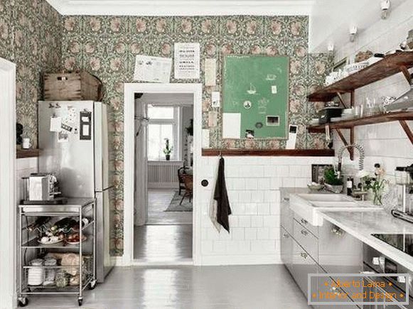 papel de parede para cozinha lavável catálogo foto, foto 45