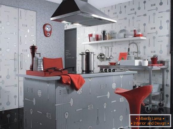 catálogo de papel de parede lavável para cozinha, foto 46