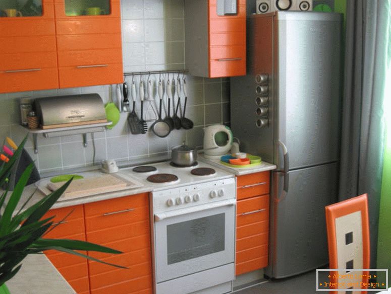 kitchenette-em-uma-pequena cozinha