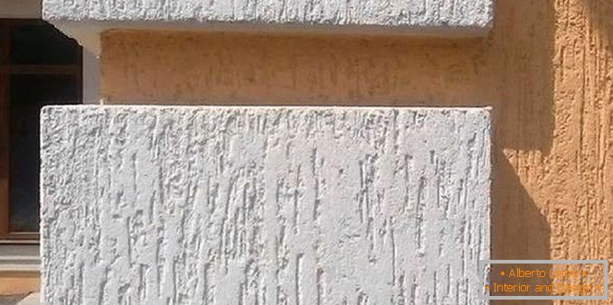 Besouro de casca de gesso nas fachadas das casas, foto 5