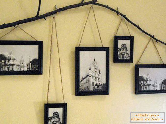 Como decorar uma parede com fotos em quadros