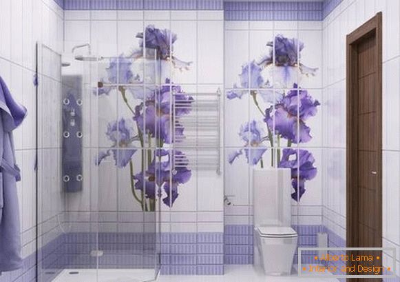 painel de azulejos no banheiro, foto 5