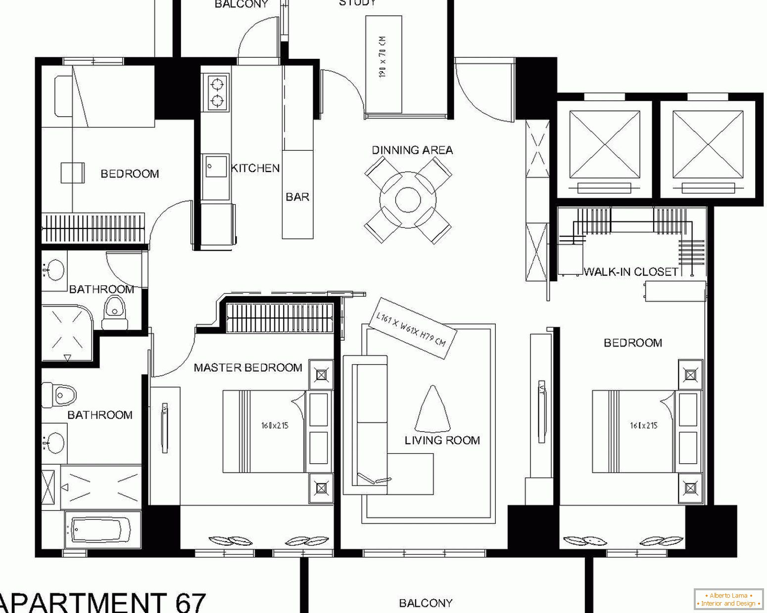 Apartamento plano