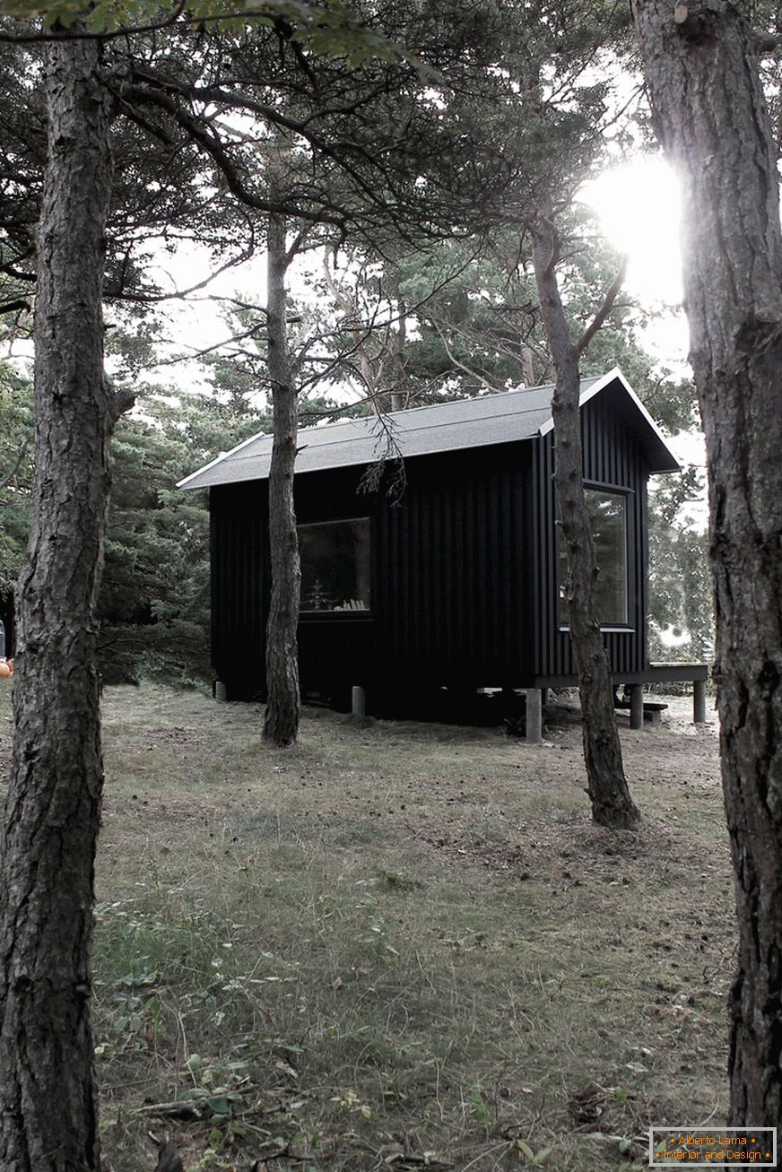 Мини-дом Cabine Ermitage в Швеции