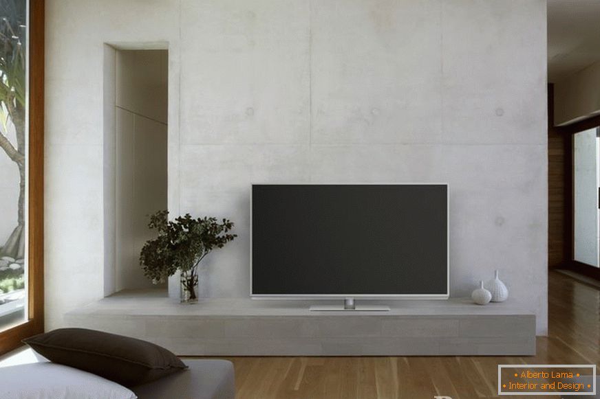 TV na parede