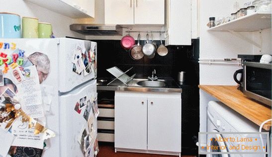Design de interiores de uma pequena cozinha, фото 2