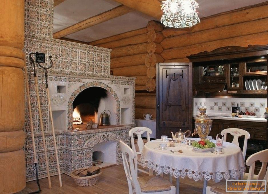O fogão na casa russa