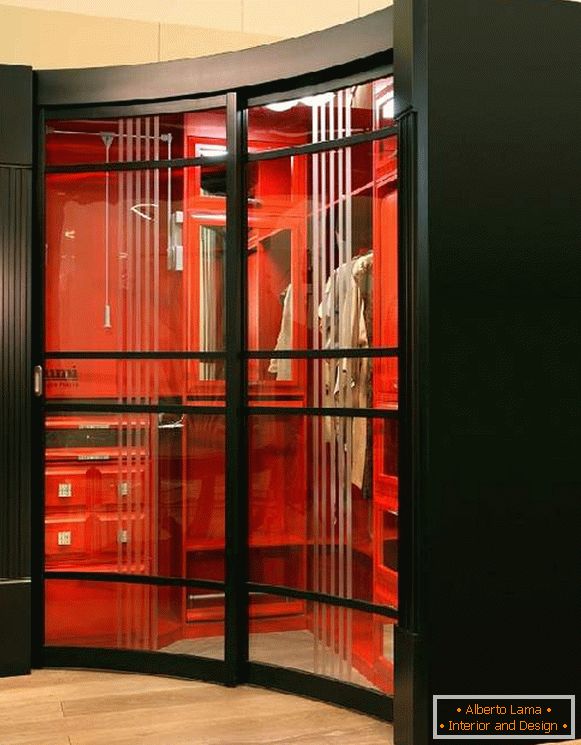 armários nas soluções de design do corredor, foto 11