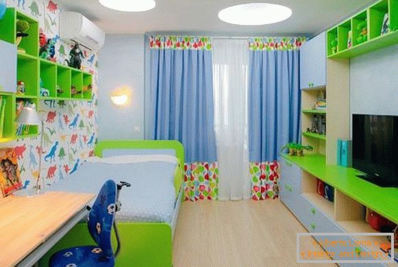tecidos para cortinas em quarto de crianças, foto 13