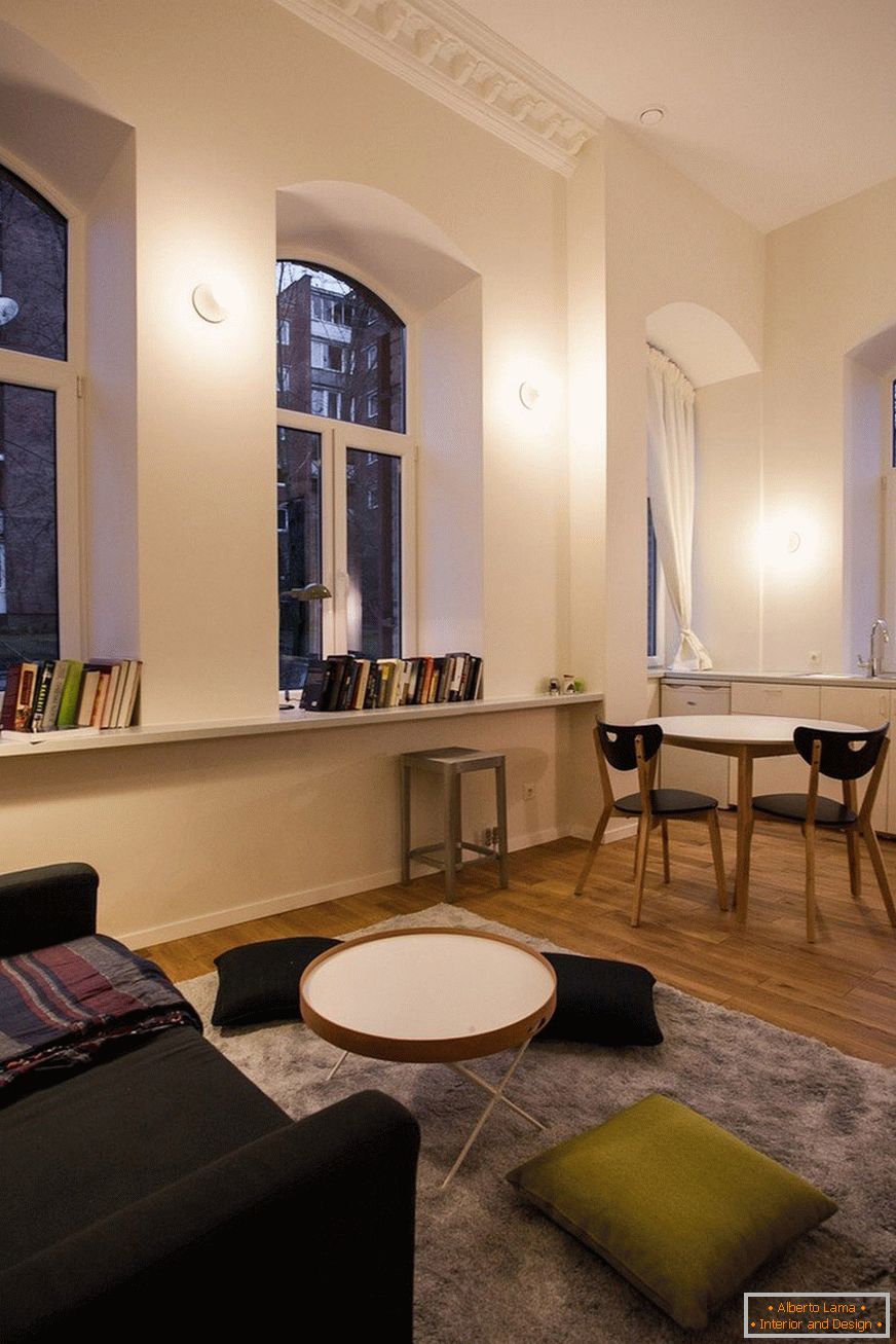 Apartamento elegante de 24 metros em Vilnius