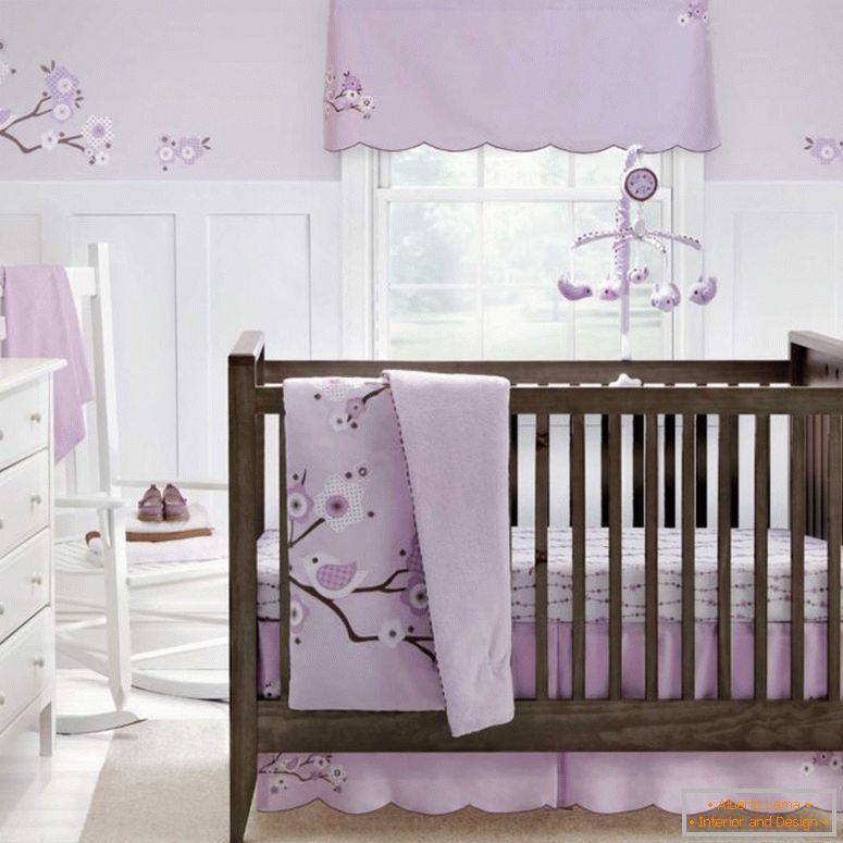 lilás-bebê-cama-cool-idéias