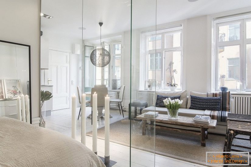 Design de interiores квартиры в Швеции