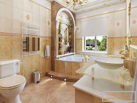 design de banheiro em estilo clássico, foto 9
