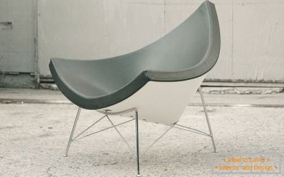 Cadeira em estilo moderno de George Nelson