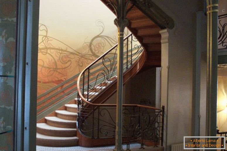 Art Nouveau no interior 2017