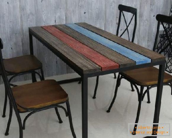 mesas em foto de estilo loft, foto 11