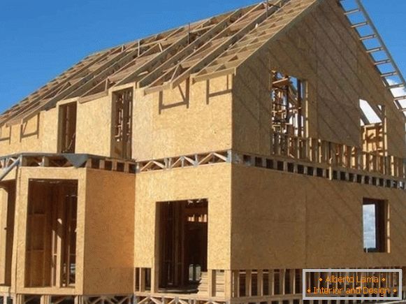 Tecnologia de painel de estrutura de construção de casas de madeira фото 1