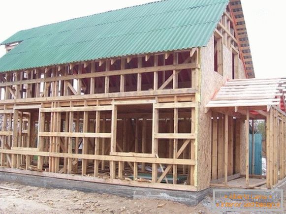 Tecnologia de painel de estrutura de construção de casas de madeira фото 3