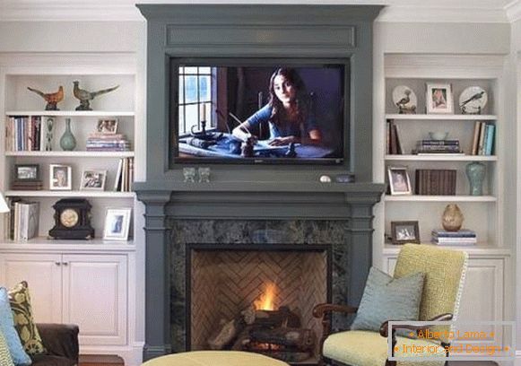 É possível pendurar a TV em uma lareira convencional?