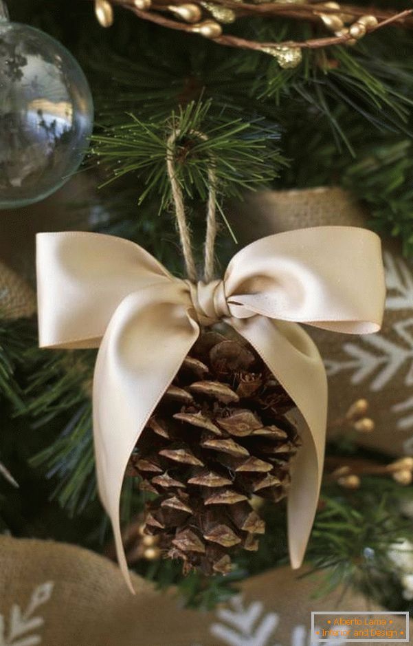 Decoração elegante para uma árvore de Natal