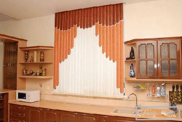 persianas nas janelas tecido vertical na cozinha, foto 16