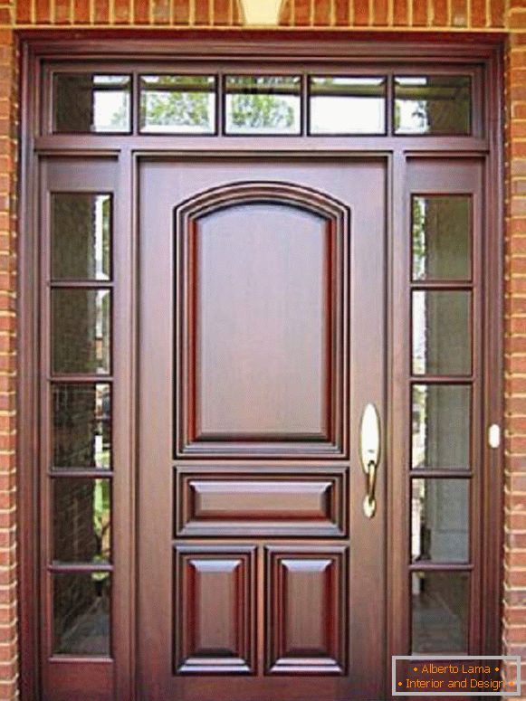 portas de madeira de entrada, foto 19