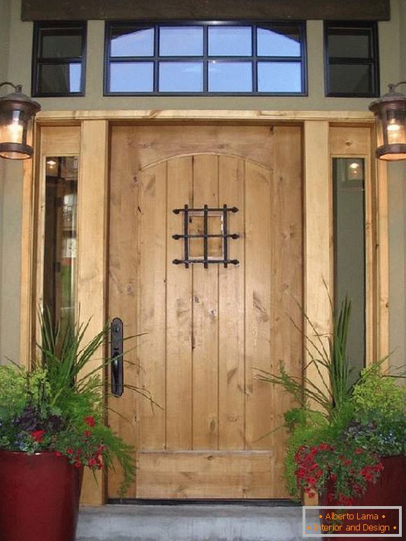 lindas portas de entrada de madeira, foto 38
