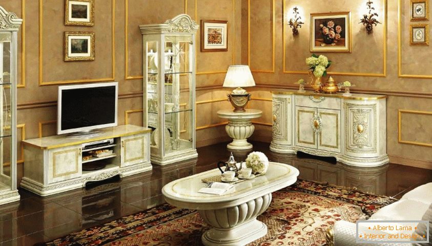 Como escolher o mobiliário certo para a sala de estar no estilo clássico?