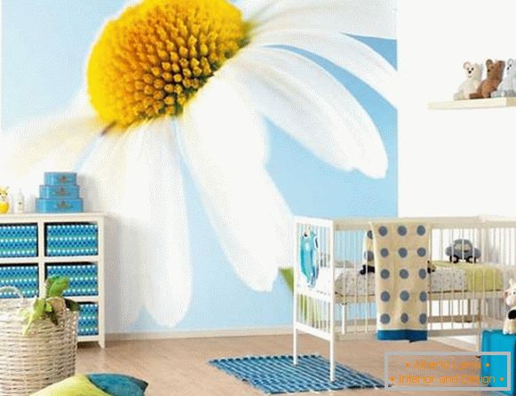 Escolha um papel de parede com foto para um quarto infantil para meninas