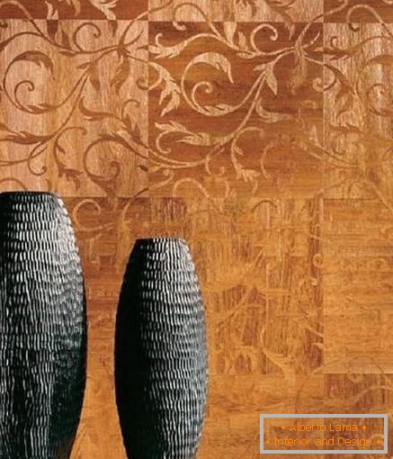 Papel de parede de madeira de Maya Romanoff