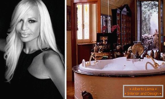 Casa de banho de Donatella Versace